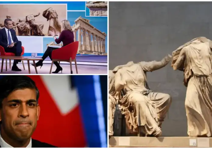 «Ψυχρός πόλεμος» για τα Γλυπτά του Παρθενώνα: Το παρασκήνιο της κόντρας Μητσοτάκη – Σούνακ