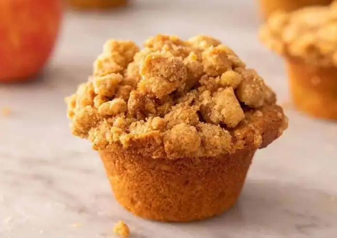 Muffins με μήλο, κανέλα και αλεύρι ολικής άλεσης