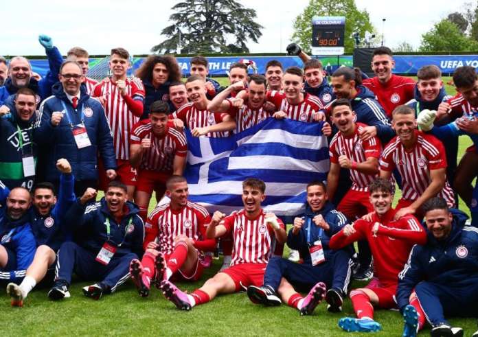 Ολυμπιακός: Στον τελικό του UEFA Youth League μετά την επική νίκη στα πέναλτι