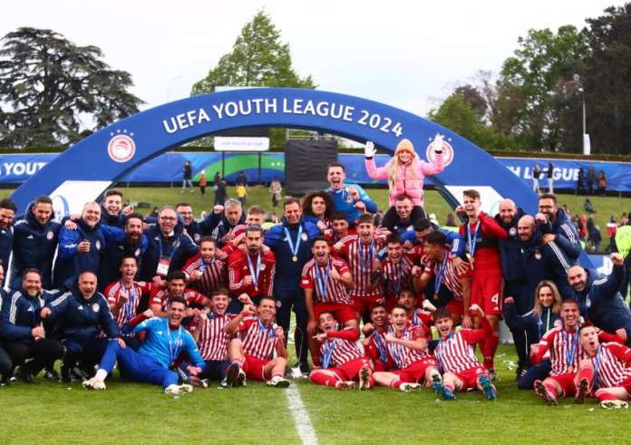 Youth League: Πρωταθλητές Ευρώπης οι Νέοι του Ολυμπιακού