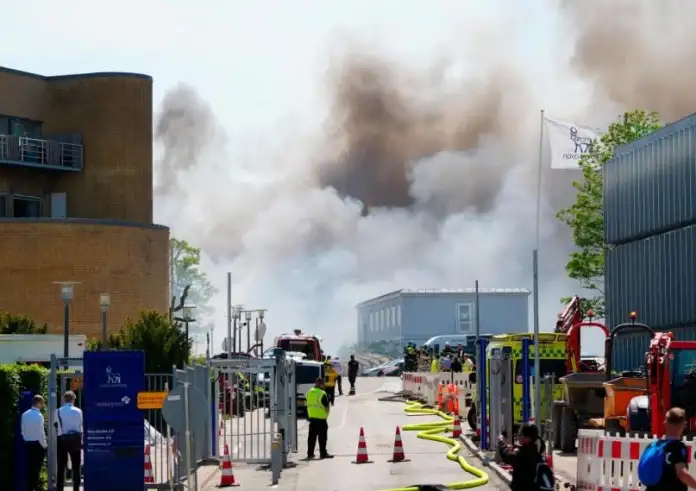Συναγερμός στην Δανία: Μεγάλη φωτιά στα γραφεία του φαρμακευτικού κολοσσού Novo Nordisk, που παρασκευάζει το Ozempic