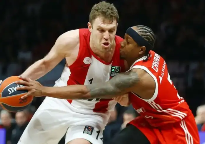 Ολυμπιακός – Ερυθρός Αστέρας 73-81: Ήττα για τους «ερυθρόλευκους» στο ΣΕΦ