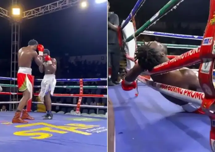 Βίντεο - σοκ: Νιγηριανός μποξέρ πέθανε στο ρινγκ κατά τη διάρκεια του αγώνα – Η στιγμή που καταρρέει στον τρίτο γύρο