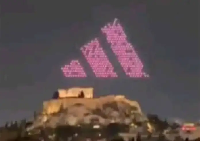 Εισαγγελική παρέμβαση για το drone show με φόντο την Ακρόπολη – Από το Ζάππειο πήρε άδεια η Adidas