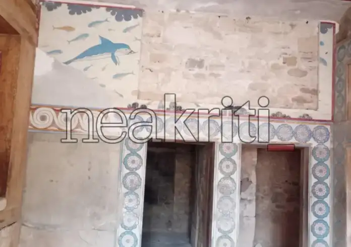 Κατέρρευσε ιστορική τοιχογραφία στο Ανάκτορο της Κνωσού – Οργή για την εγκατάλειψη του μνημείου