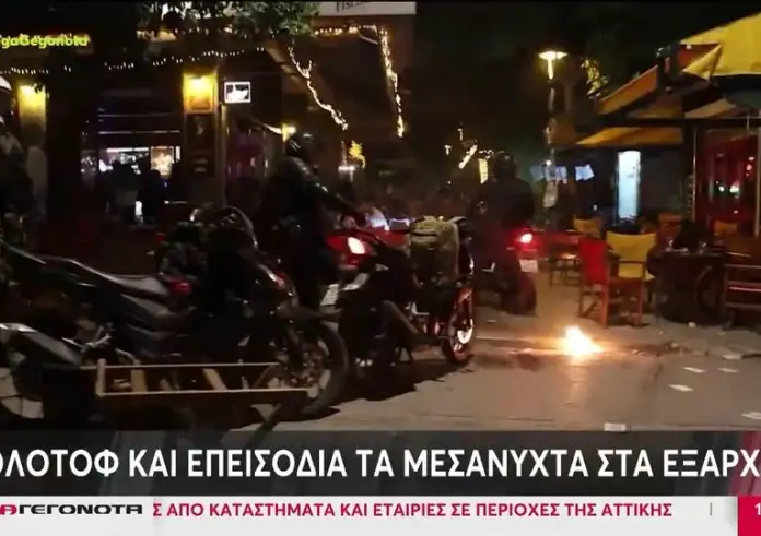 Επεισόδια με μολότοφ σε Εξάρχεια και Νομική Σχολή