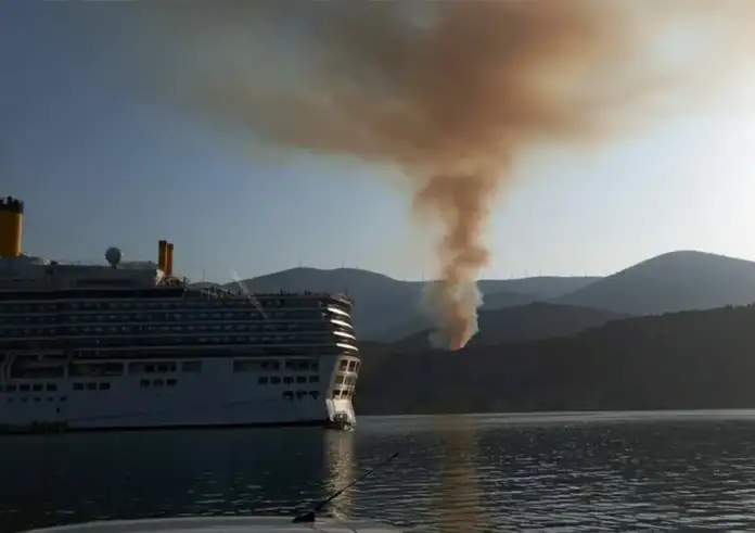 Φωτιά σε υπαίθριο χώρο με σκουπίδια στην Κεφαλονιά – Ήχησε το 112