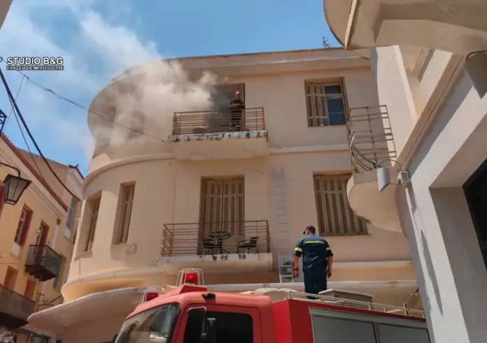 Τραγωδία στο Ναύπλιο: Μία νεκρή ύστερα από φωτιά σε σπίτι