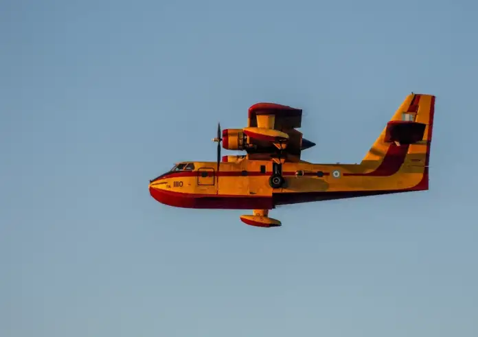 Εναέρια συνδρομή της Ελλάδας στην Αλβανία για την αντιμετώπιση μεγάλης πυρκαγιάς