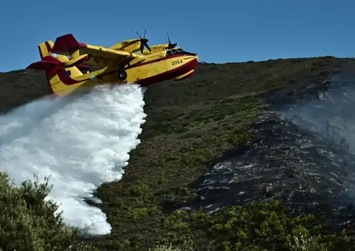 Φωτιά τώρα στη Λακωνία – Μήνυμα του 112 στους κατοίκους