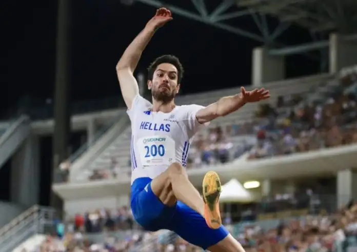 Ο Μίλτος Τεντόγλου «πέταξε» στα 8,07μ. και κατέκτησε το χρυσό στο Βαλκανικό Πρωτάθλημα