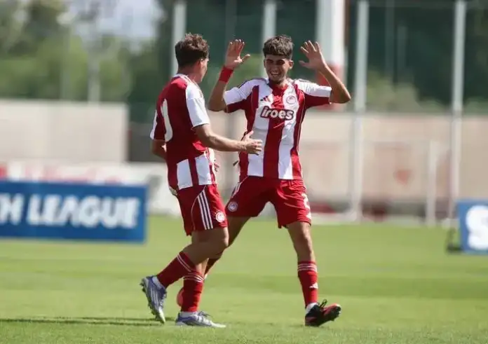 UEFA Youth League, Ολυμπιακός – Πάφος 4-0: Εκρηκτική πρεμιέρα στο Youth League. Δύο γκολ απο τον Έρικ Χάμζα