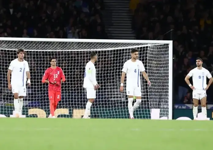 Σκωτία – Ελλάδα 3-1: Κατέρρευσε στο φινάλε και δυσκολεύει η πρόκριση στο Μουντιάλ 2026