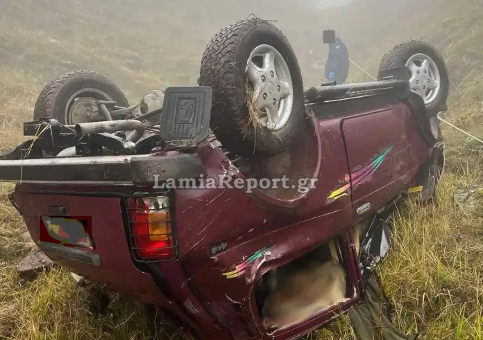 Τραγωδία στην Ευρυτανία: Τζιπ έπεσε σε γκρεμό – Νεκρός 75χρονος κυνηγός