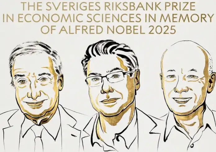Νόμπελ Οικονομίας 2025: Tιμήθηκαν για τη συμβολή τους στην «οικονομική ανάπτυξη που καθοδηγείται από την καινοτομία»