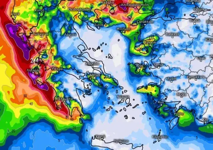 Διπλό κύμα κακοκαιρίας: Περιοχές σε αυξημένο κίνδυνο για πλημμύρες και κατολισθήσεις