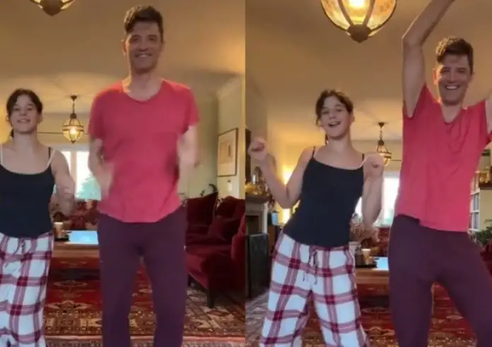 Σάκης Ρουβάς: Χόρεψε με την κόρη του Αριάδνη και το διαδίκτυο «κόλλησε» με την ομοιότητά τους