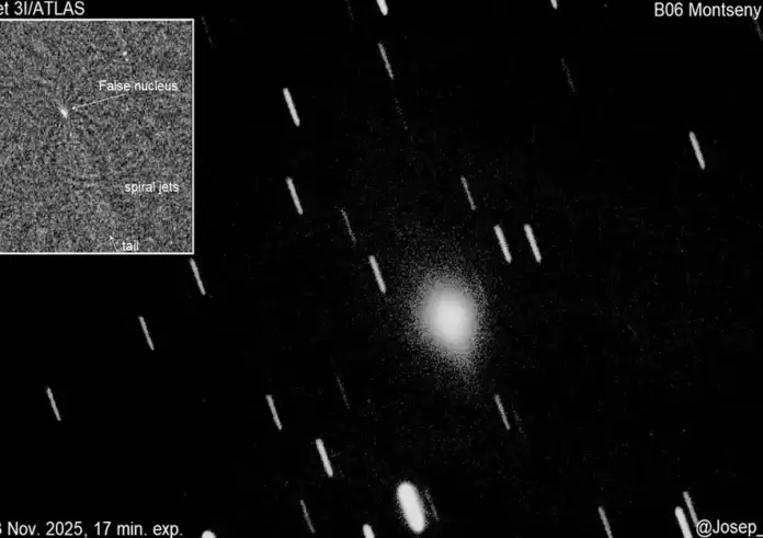 Ανεξήγητη δραστηριότητα από τον διαστρικό κομήτη 3I/ATLAS – Τι αποκαλύπτουν οι νέες παρατηρήσεις