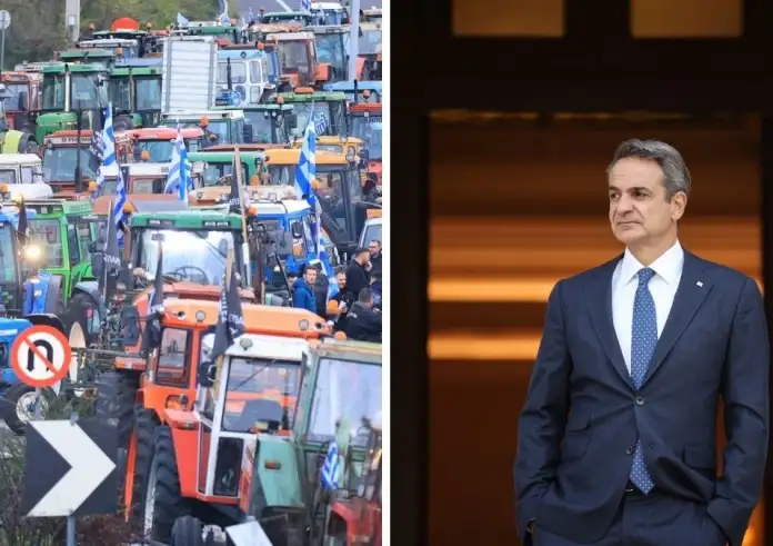 Αγροτικά Μπλόκα: Στο Μέγαρο Μαξίμου οι 25 εκπρόσωποι – Η πορεία από το «Τιτάνια» και το τετ α τετ με τον Μητσοτάκη