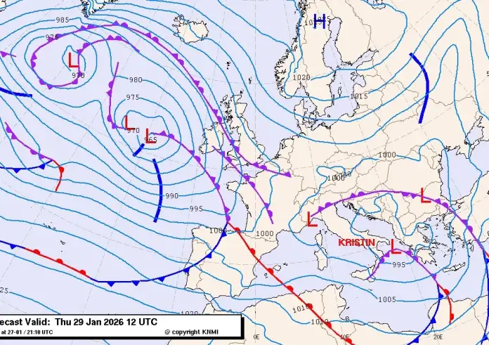 Κακοκαιρία «Kristin»: Αυτό είναι το όνομα του νέου κύματος – Πορτοκαλί συναγερμός για την Αττική