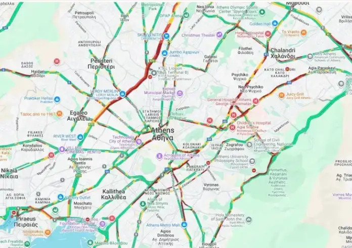 Κίνηση τώρα: «Έμφραγμα» στον Κηφισό λόγω κλειστών λωρίδων – Πού θα γίνουν έργα σήμερα και αύριο