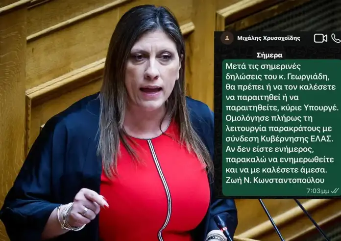 Πολιτική «θύελλα» για το SMS Κωνσταντοπούλου στον Χρυσοχοΐδη: Παρέμβαση της ΕΛ.ΑΣ. για τις καταγγελίες