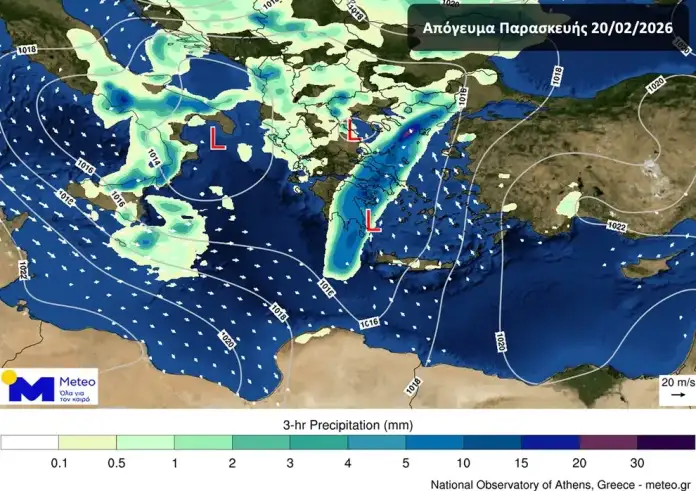 Έκτακτη πρόγνωση καιρού: Ισχυρές καταιγίδες και χαλάζι στην Αττική