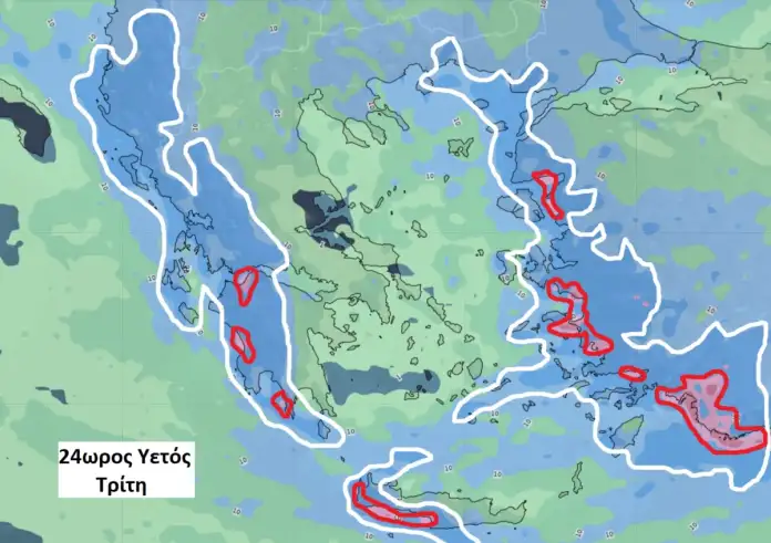 Καιρός: Τοπικές βροχές σήμερα σε Αθήνα και Θεσσαλονίκη – Έρχεται κακοκαιρία «εξπρές» από την Τρίτη