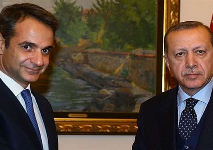 Mητσοτάκης – Ερντογάν: Σύντομη συνάντηση στη Χάγη - «Θέσαμε τα θέματα που έπρεπε να θέσουμε»