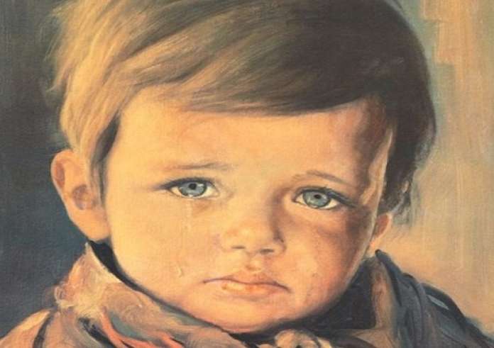 Ο πίνακας με το δακρυσμένο αγόρι και ο θρύλος ότι δεν καίγεται