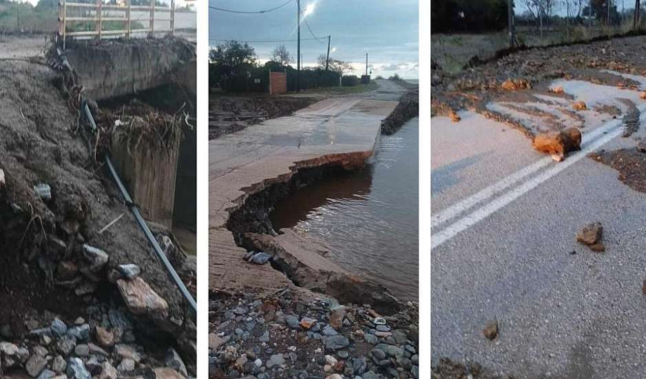 Έβρος: Προβλήματα από τις πλημμύρες μετά τις φωτιές – Κατέρρευσε γέφυρα από την έντονη βροχόπτωση
