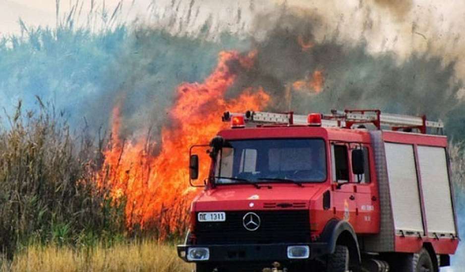 Πρόστιμο σε άνδρα για πυρκαγιά σε ξερά χόρτα στον δήμο Σκύδρας