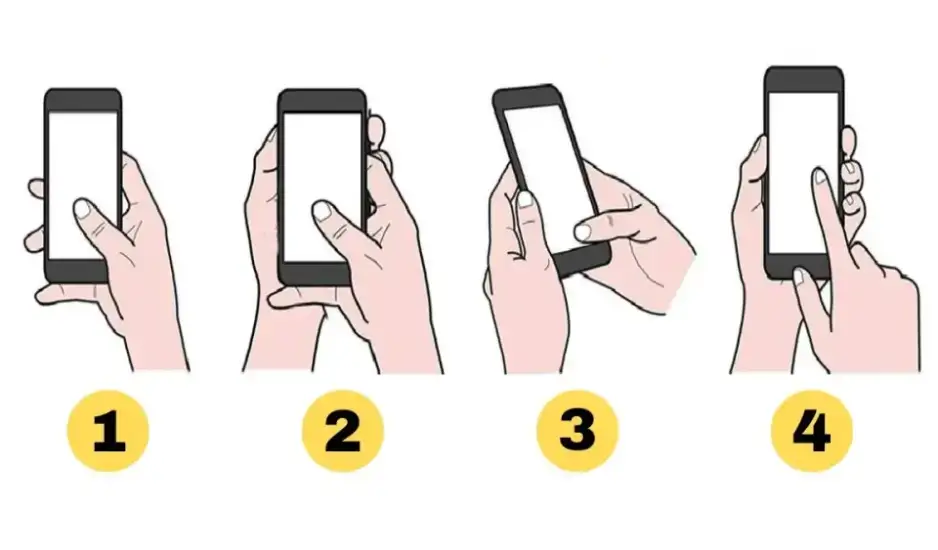 Τεστ προσωπικότητας: Τι αποκαλύπτει ο τρόπος που κρατάτε το κινητό για τον χαρακτήρα σας