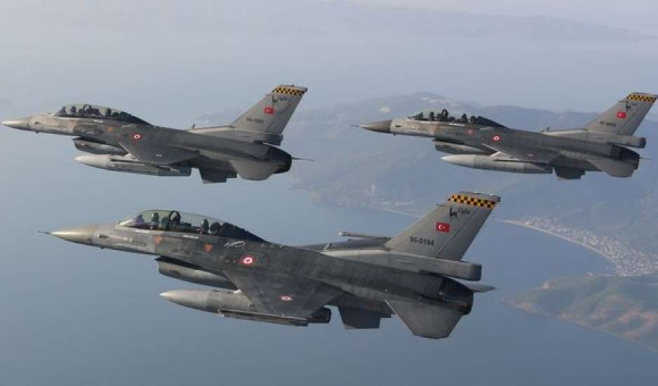 Παραβίαση του FIR Αθηνών από τουρκικά F-16 στο Αιγαίο