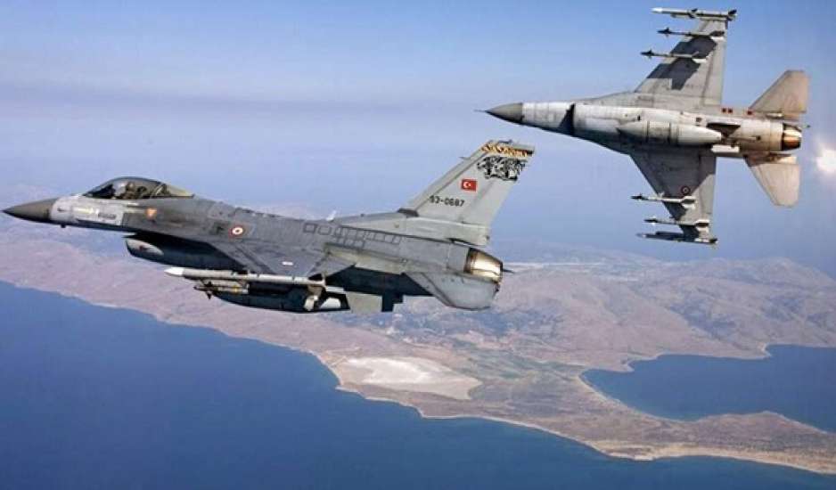Μπαράζ παραβιάσεων του εθνικού εναερίου χώρου από τουρκικά αεροσκάφη και UAV