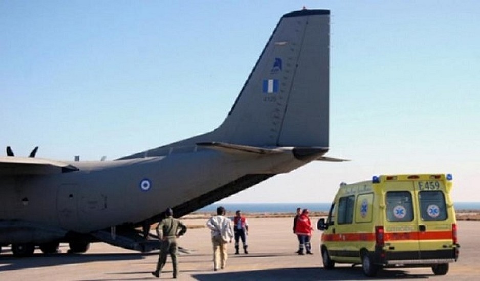 Μεταφορά ασθενών από νησιά του Αιγαίου και του Ιονίου με ελικόπτερα της Πολεμικής Αεροπορίας