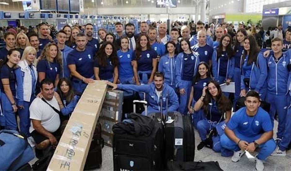 Αποθέωση για την ελληνική ολυμπιακή ομάδα Νέων