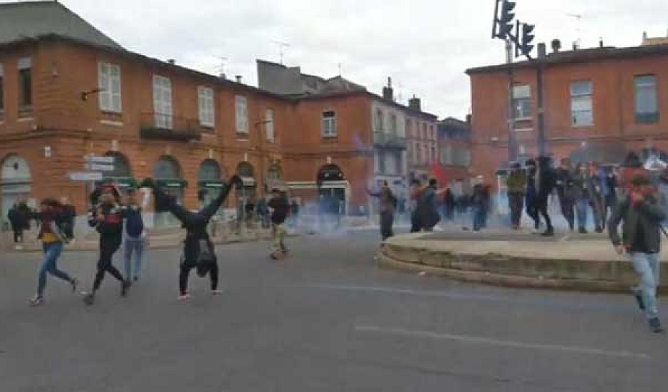 Γαλλία: Νέες συγκρούσεις σε μαθητικές διαδηλώσεις στην Λιόν