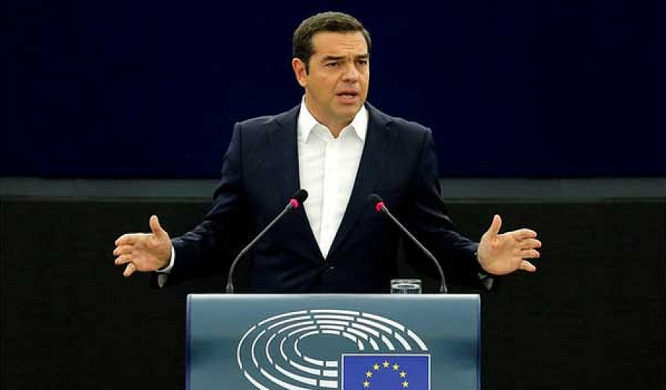 Ανεβάζει το πολιτικό θερμόμετρο η ομιλία Τσίπρα στο Ευρωκοινοβούλιο