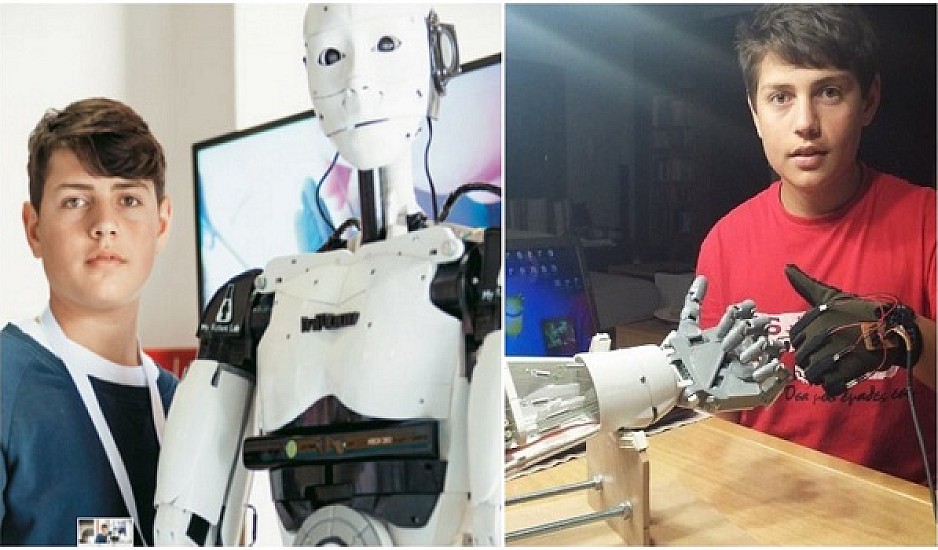 Καβάλα: 15χρονος  έφτιαξε ρομπότ με τεχνητή νοημοσύνη και υποκλίνεται όλος ο πλανήτης