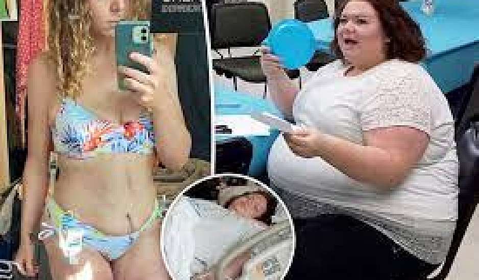 Έχασε 90 από τα 166 κιλά για να σώσει το μωρό της – Η απίστευτη μεταμόρφωση της 28χρονης