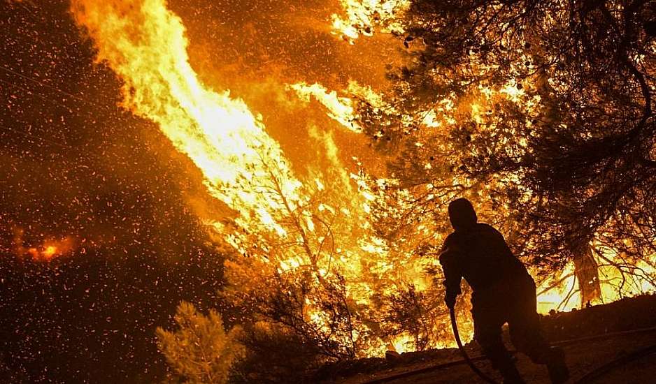 Έσβησε η φωτιά στην Κερατέα: Ολονύκτια μάχη της πυροσβεστικής με τις φλόγες