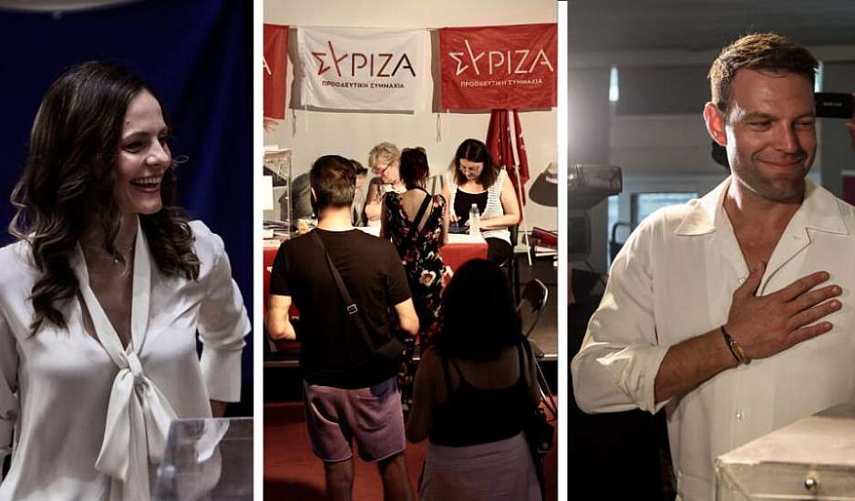 Εκλογές ΣΥΡΙΖΑ: Ψήφισαν Αχτσιόγλου και Κασσελάκης - Θεαματική συμμετοχή στις κάλπες