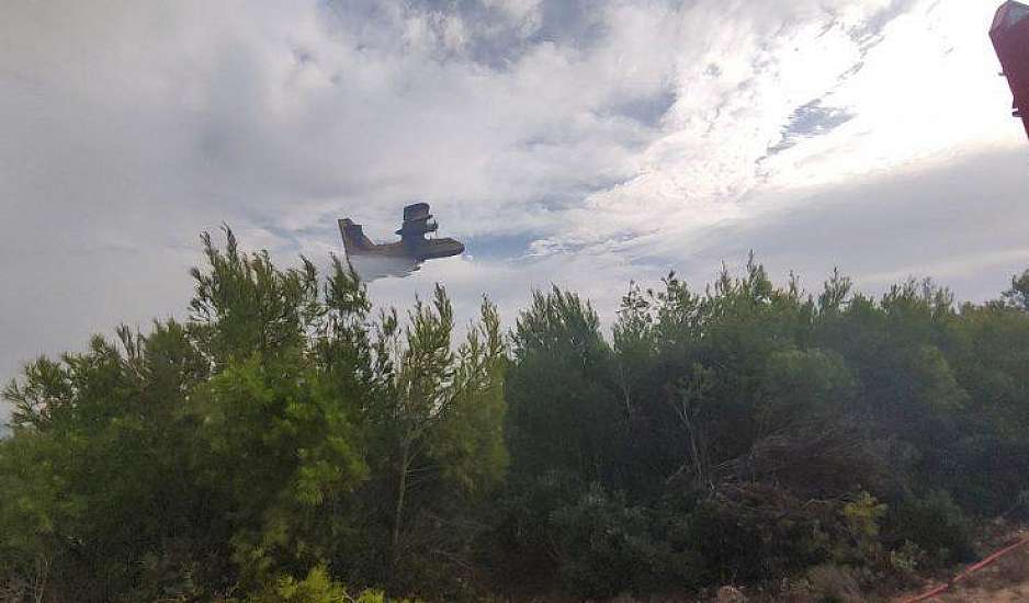 Ζάκυνθος: Σε εξέλιξη μεγάλη φωτιά – Σηκώθηκαν αεροπλάνα και ελικόπτερα