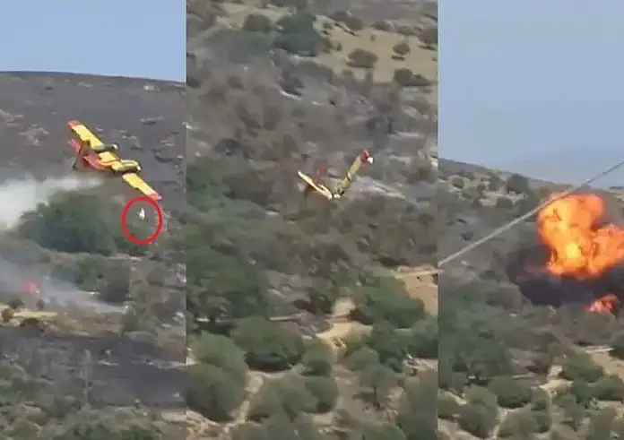 Εμπειρογνώμονας για πτώση Canadair: Κανένα περιθώριο ζωής μετά την αποκόλληση