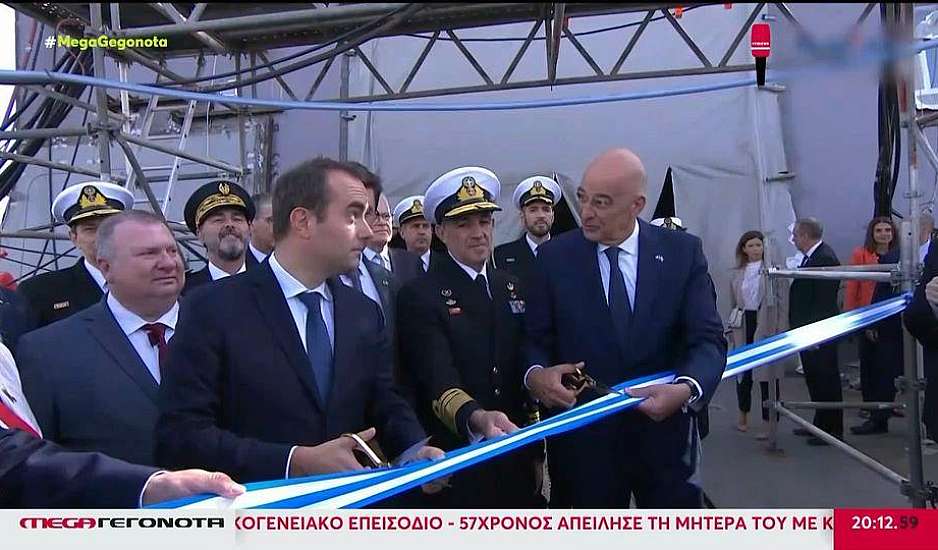 Καθελκύστηκε η πρώτη φρεγάτα Belharra στη Γαλλία - Παρών ο Δένδιας