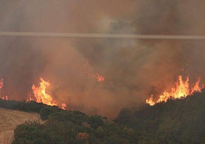Φωτιά στη Δράμα: Πυρκαγιά σε δασική έκταση στο Μεγαλοβούνι Παρανεστίου