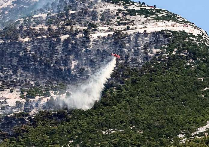 Αγωνία για την Πάρνηθα: Νέα εστία στον Αυλώνα - Η φωτιά πάει προς τον Δρυμό