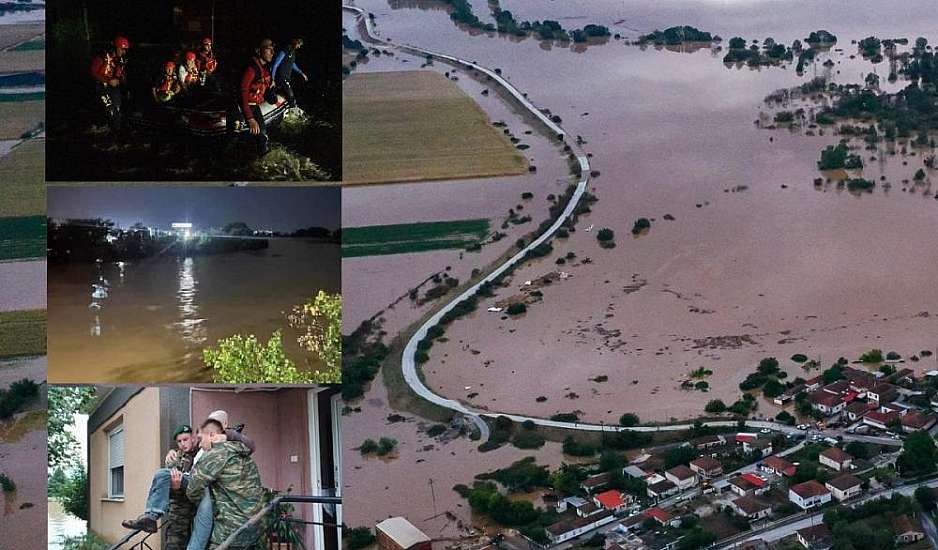 Φόβοι για πολλούς νεκρούς από την κακοκαιρία - Ώρες αγωνίας για πλημμύρες στη Λάρισα