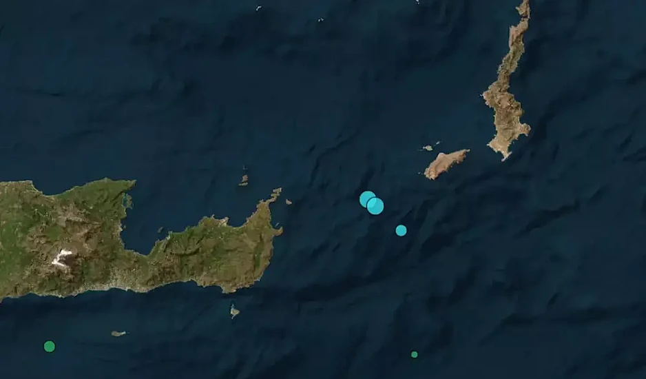 Σεισμός ανάμεσα σε Κρήτη και Κάσο